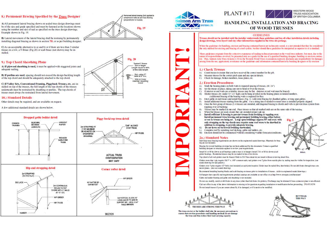 Truss Install Guide